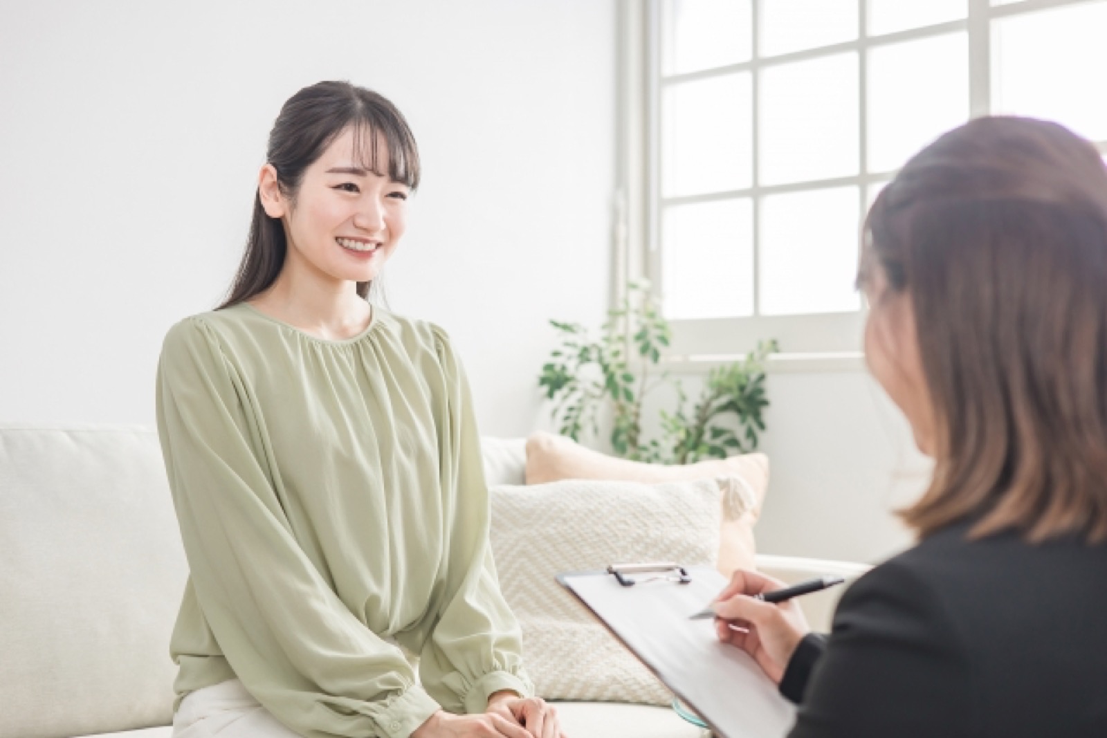 仮交際から真剣交際へ進むための面談イメージ