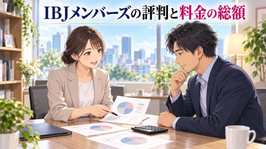 IBJメンバーズの評判と料金の総額を検証する記事のアイキャッチ