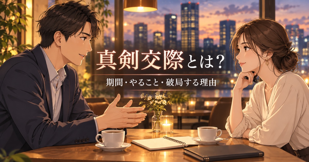 真剣交際とは？期間・やること・破局する理由