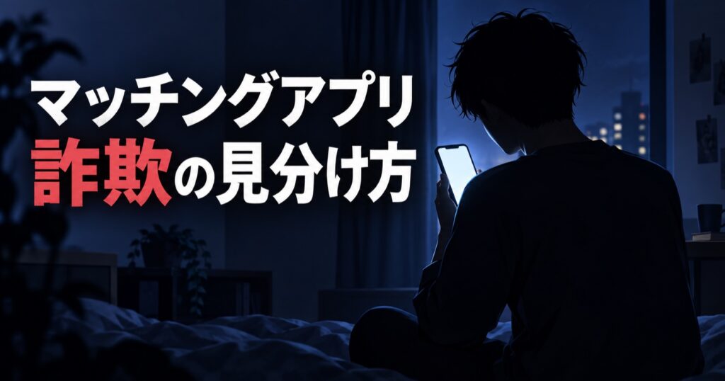 マッチングアプリ詐欺の見分け方