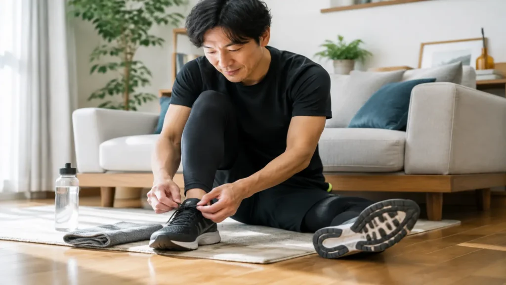 婚活をやめた後に趣味や仕事に時間を使い始めた人の日常のイメージ