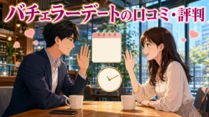 バチェラーデートの口コミ・評判を検証する記事のアイキャッチ